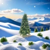 Green Christmas tree simulation decorative tree, festive home decoration items Application Scenario